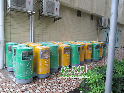 珠海小區(qū)玻璃鋼垃圾桶，有保障的玻璃鋼分類(lèi)垃圾桶