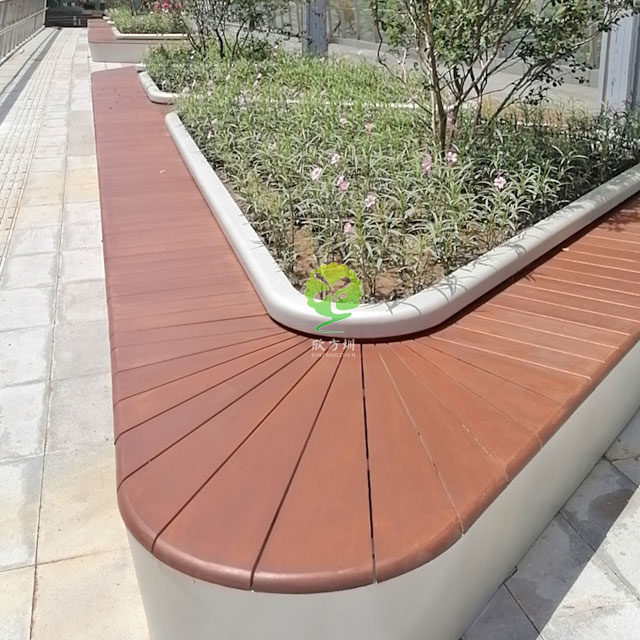 不銹鋼花池坐凳美化深圳前?？缃止珗@G9天橋城市戶外景觀